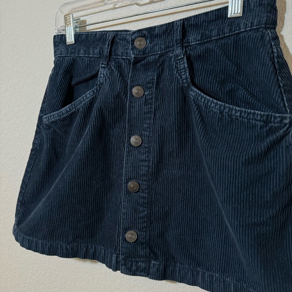 NWOT - Free People Ray Cord Corduroy Button Down Mini Skirt - Picture 5 of 10
